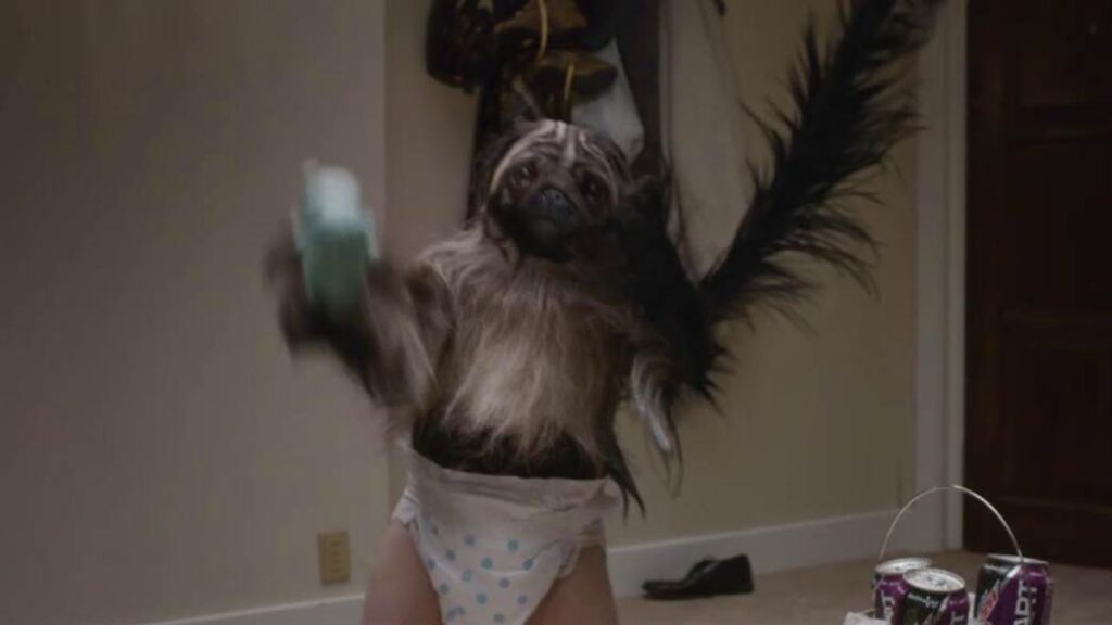 Puppy Monkey Baby from Mountain Dew's Super Bowl 50 commercial